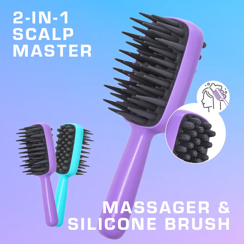 RED by KISS 2-in-1 Scalp Massager & Shampoo Brush - Image 9