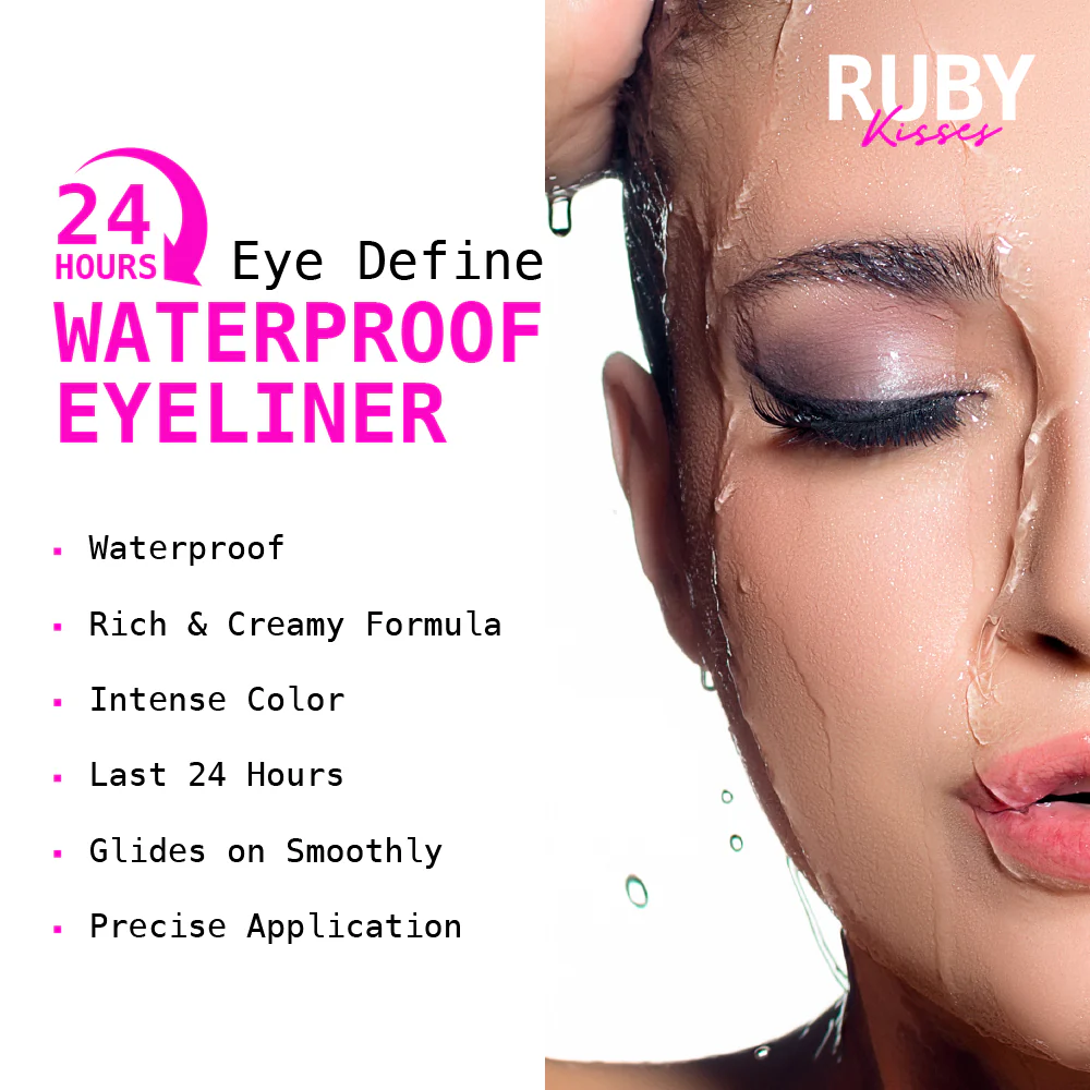 Ruby Kisses 24HR Eye Define Retractable Waterproof Smudgeproof Eyeliner - Image 17