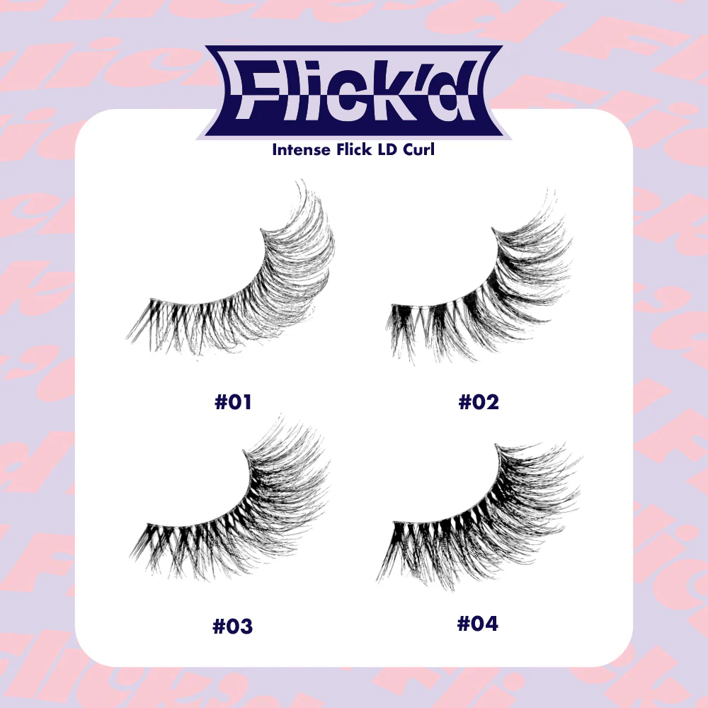 I-ENVY 3D Flick'd Strip Lashes - LD Curl - Image 12
