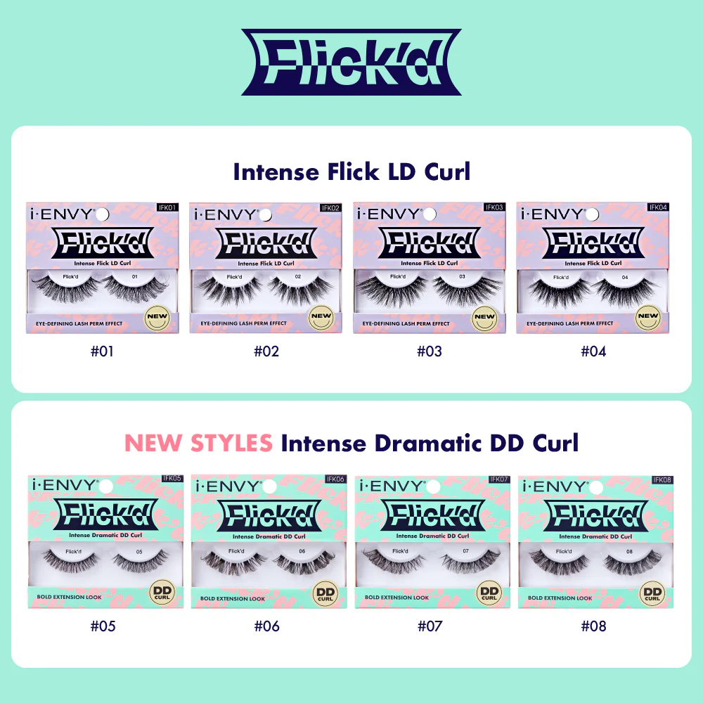 I-ENVY 3D Flick'd Strip Lashes - LD Curl - Image 21