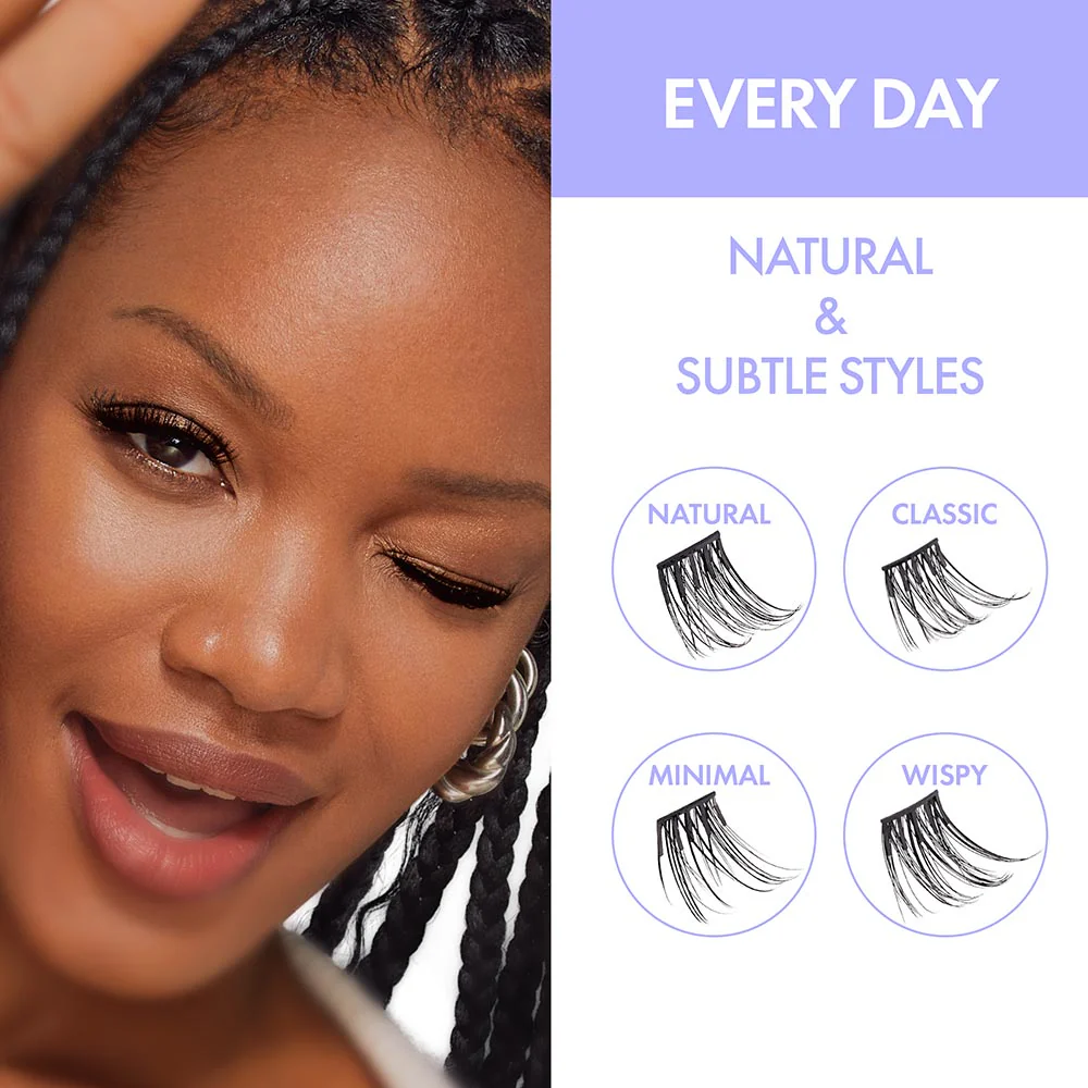 I-ENVY Press & Go Press-On Pre-Glued Lash Clusters - Every Day - Image 19