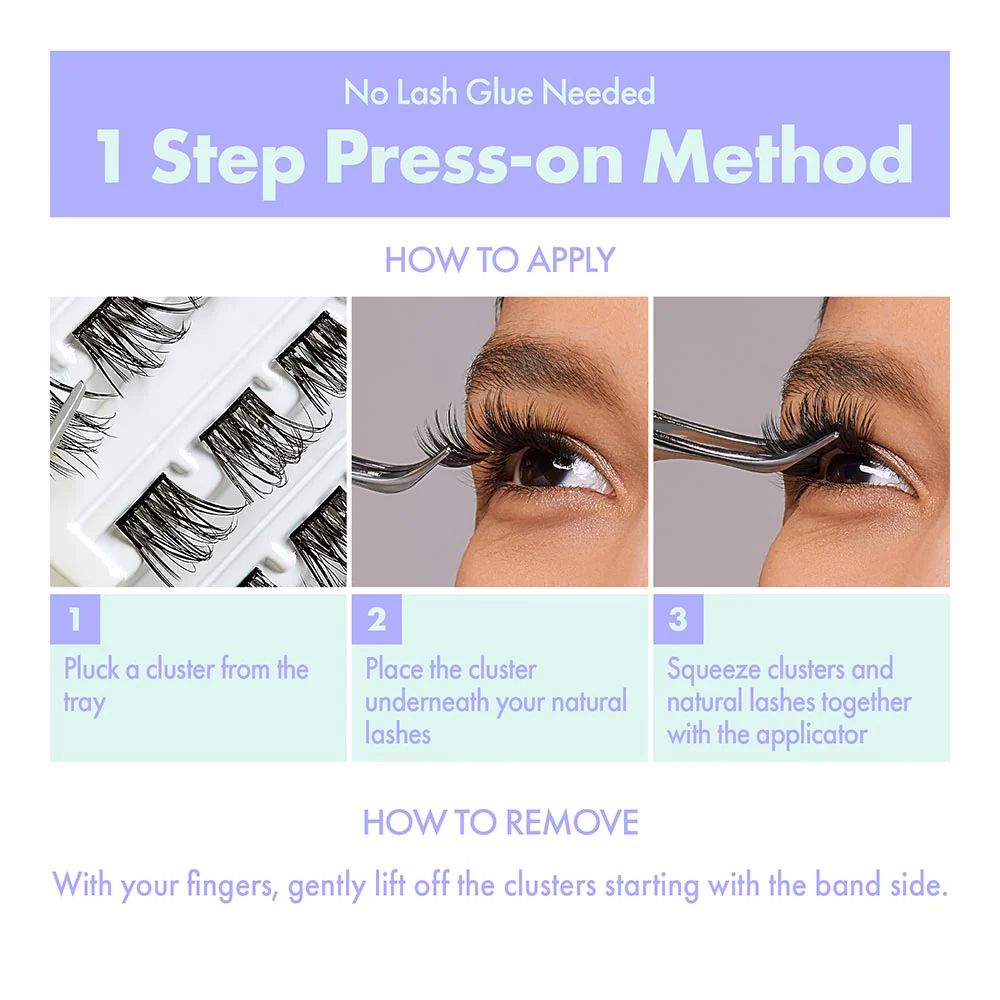 I-ENVY Press & Go Press-On Pre-Glued Lash Clusters - Every Day - Image 25