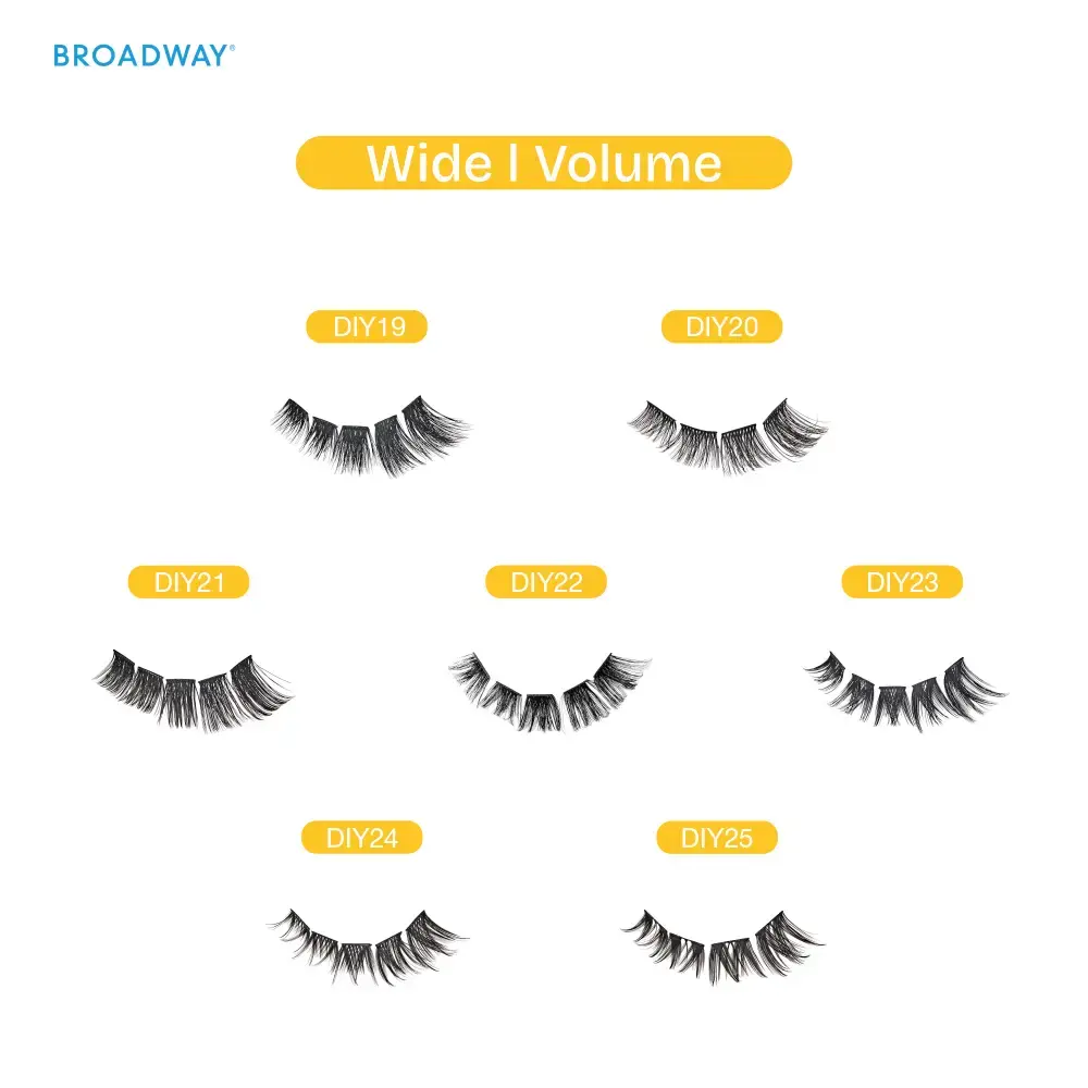 Broadway Volume DIY Cluster Lashes - Full, Fluffy Lash Extensions (56-112pcs) - Image 101