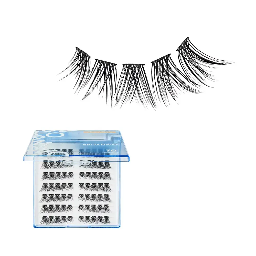 Broadway Volume DIY Cluster Lashes - Full, Fluffy Lash Extensions (56-112pcs) - Image 9